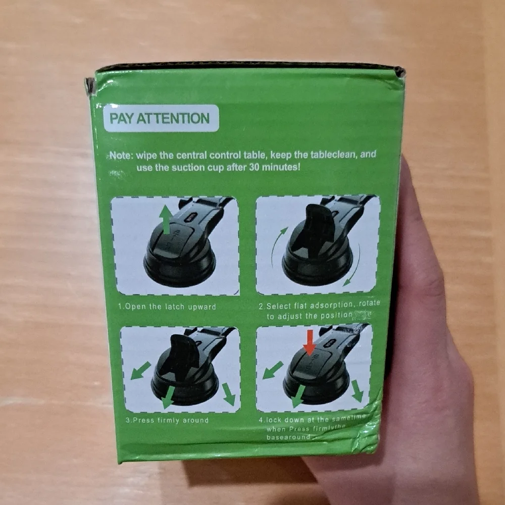 NIB Universal Black Mobile Phone Holder